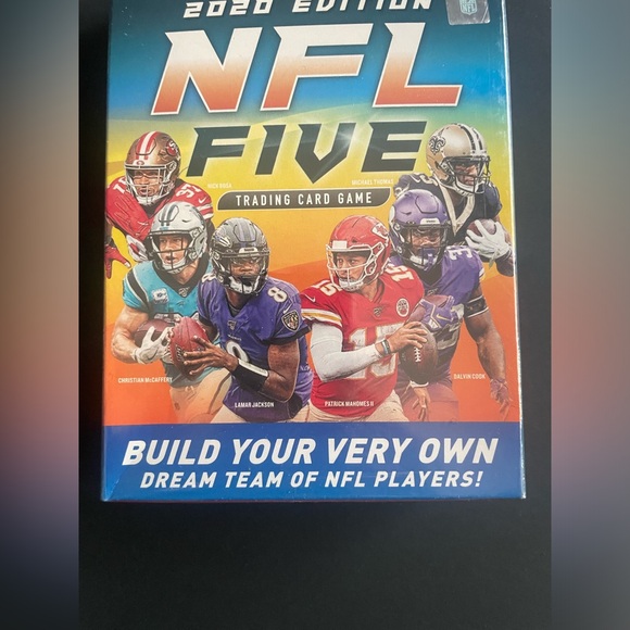 Panini 2020 Edition NFL Five Trading Card Game Sealed Hanger Box - Picture 4 of 7
